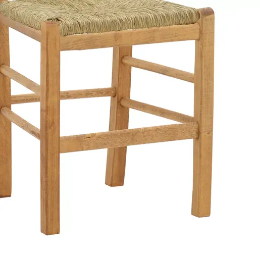 200-000746 Столче за кафуле со подлога Marf-Charchie цврсто буково дрво полирано орев 41x42x92cm