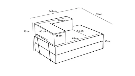825BLC5222 Софа Comfort - Orange