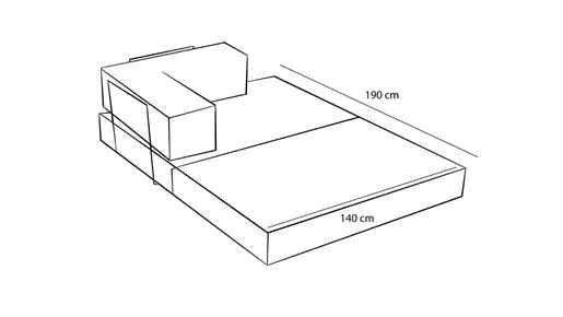 825BLC5222 Софа Comfort - Orange