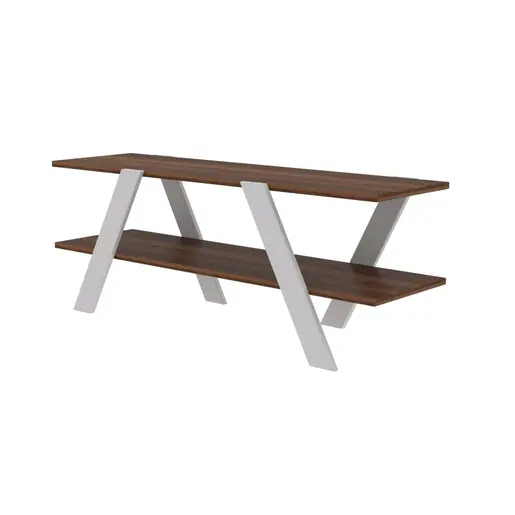 854KLN3022 Тв комода April - White, Walnut