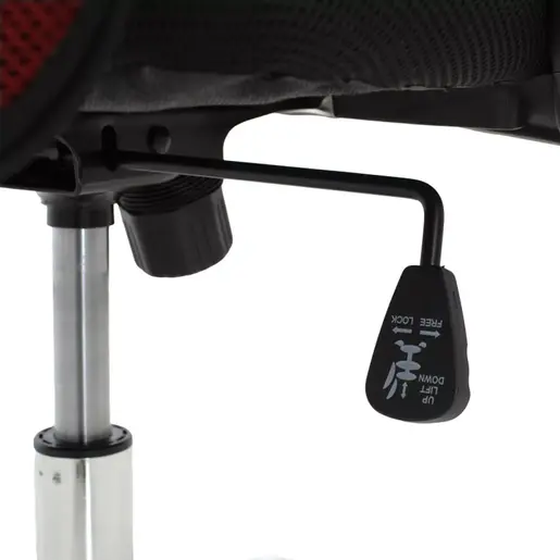 274-000006 Работен стол Joel I Црна/Црвена