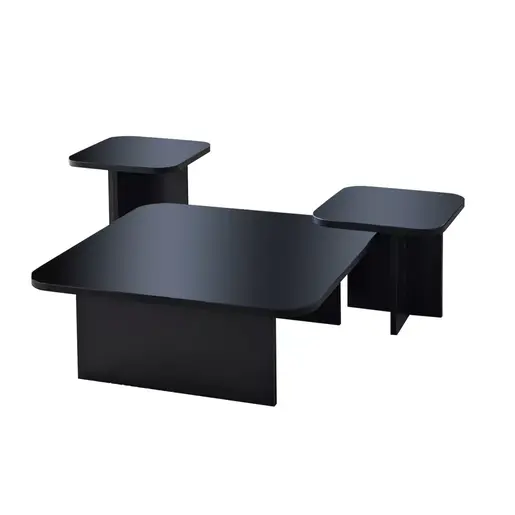 552NOS1479 Клуб маса Jazz - Black, Fume