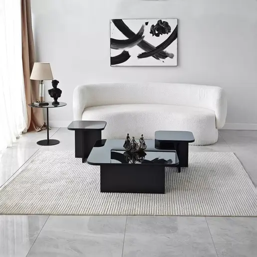 552NOS1479 Клуб маса Jazz - Black, Fume