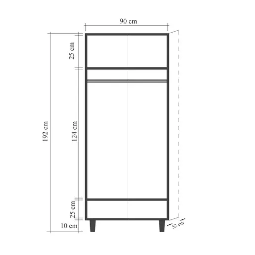 869VEL8684 Плакар Lidya 2 -977