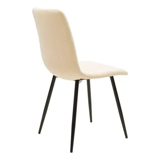 292-000080 Столица Noor Беж/Црна leg 44x53x86cm