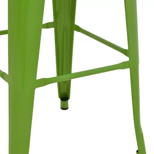 270-000029 Барска столица Utopia метал во зелена боја 42x42x76cm