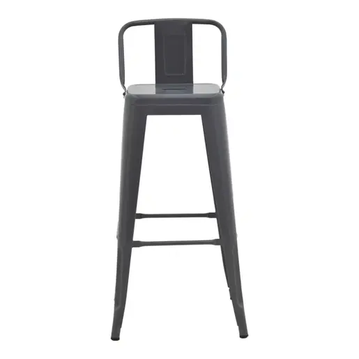 270-000032 Барски стол Utopia метал антрацит 42x42x97 см