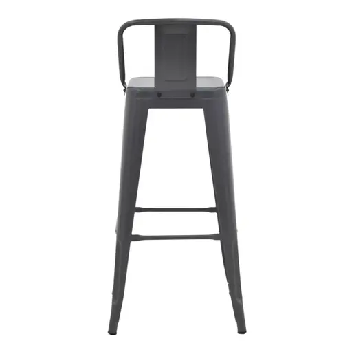 270-000032 Барски стол Utopia метал антрацит 42x42x97 см