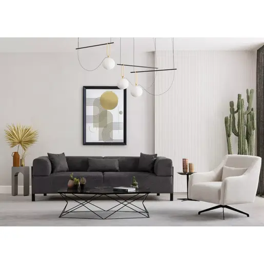 560ARE2366 Софа Gio 3 Seater - Anthracite