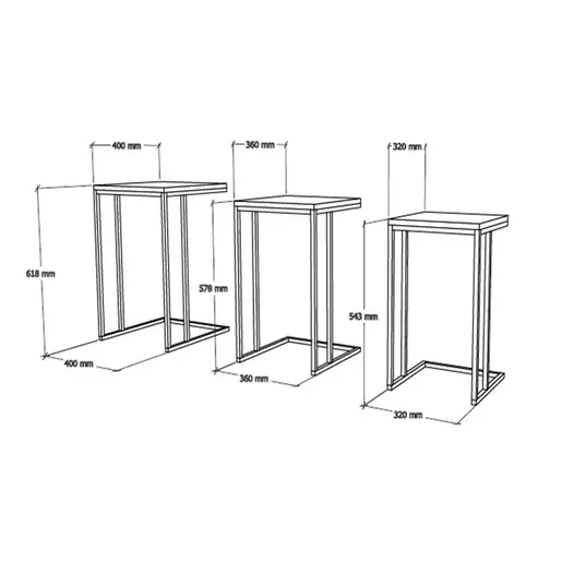 835PUQ2902 Сет од 3 масички Piero