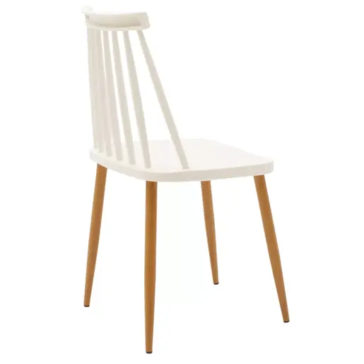 200-001005 Трпезариски сет Aurora-Cuba ство од 5 парчиња- во бела-сонома боја 120x80x75cm