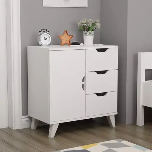 382NRC2502 Комода Valencia 3+1 - White