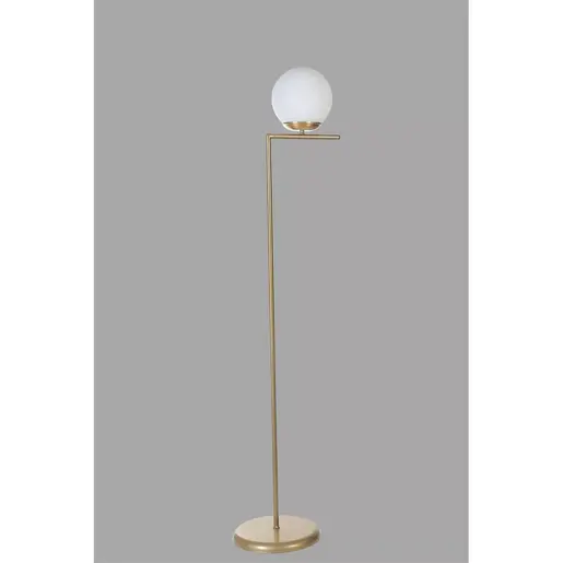 534LUN4529 Подна ламба Araz Eskitme Beyaz Camlı Lambader