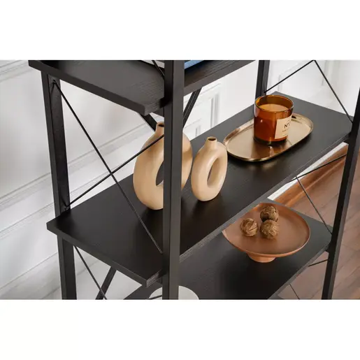 241NRD1338 Полица Elysian - Wood Black, Black