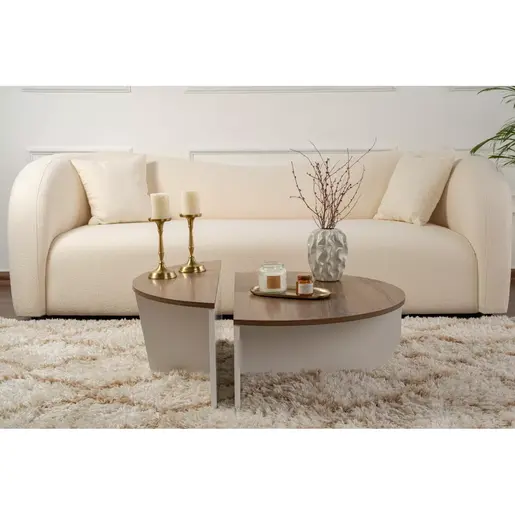 353NRD1120 Клуб маса Orion - Walnut, White