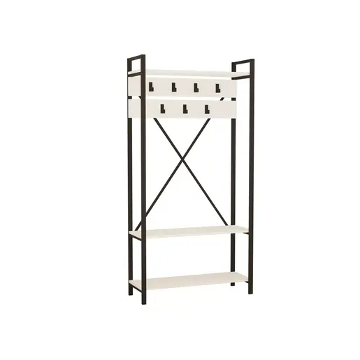 835PUQ4007 Метална закачалка Sara бела