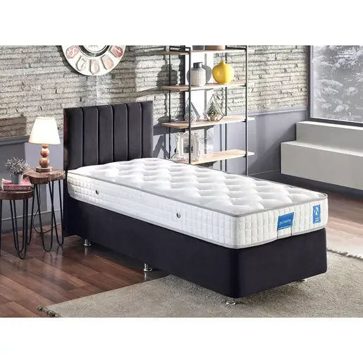 480NRN2818 Единечен кревет Ela Single - Black (90 x 190)