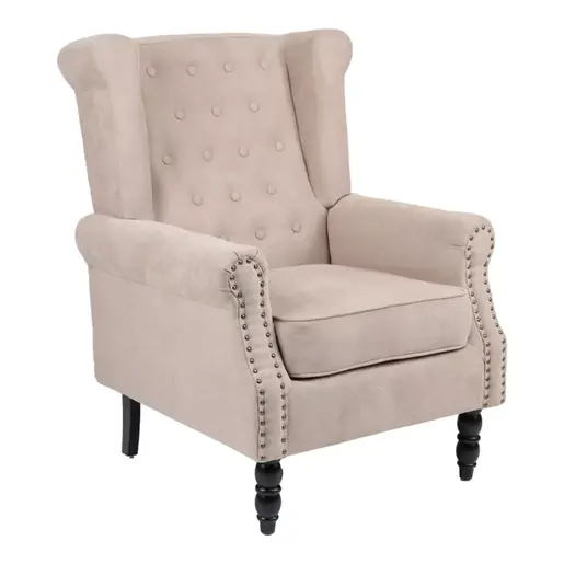 255-000069 Фотелја Piore беж 77x80x106cm