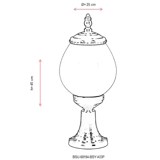 685AVN1281 Ѕидна ламба BSU-68194-BSY-KOP