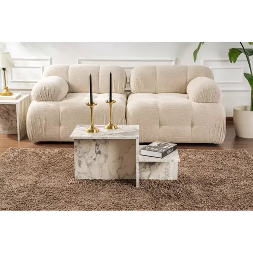 241NRD1224 Клуб маса Harmony - Fressia Marble