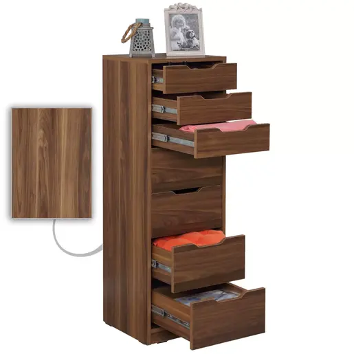 801CMY3401 Комода Flow - Walnut