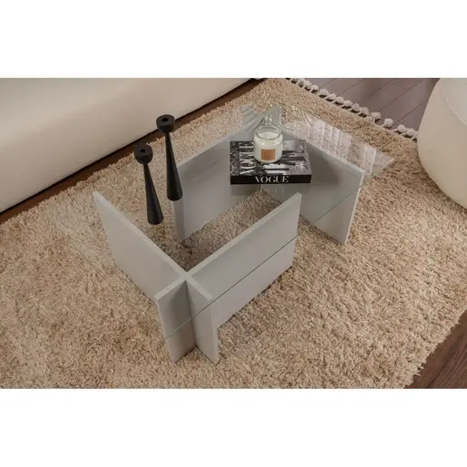 353NRD1107 Клуб маса Vetrino - Grey