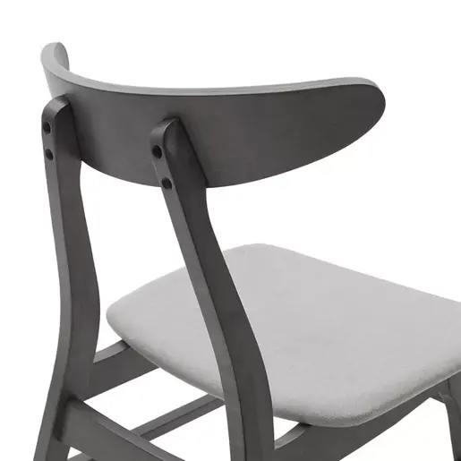 200-000191 Трпезариски сет Benson - Orlean 7 парчиња 150x90x75см во рустикална сива - γκρι ткаенина