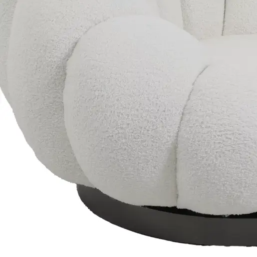 110-000086 Фотелја Nester бела 98x97x69cm