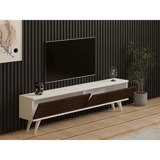 835PUQ3002 Тв комода Hill - Walnut, White