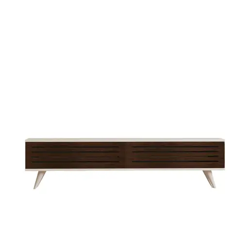 835PUQ3002 Тв комода Hill - Walnut, White