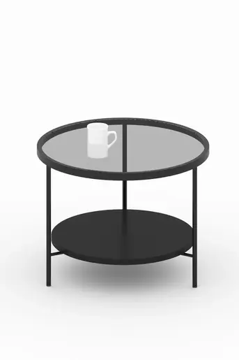 FD-TP60CM-MD1 Клуб маса СТИЛО-Темно стакло