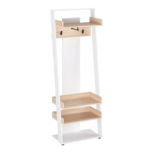 184-000120 Мебел за претсобје SCIOVE во бела-природна нијанса 70×40×200 cm