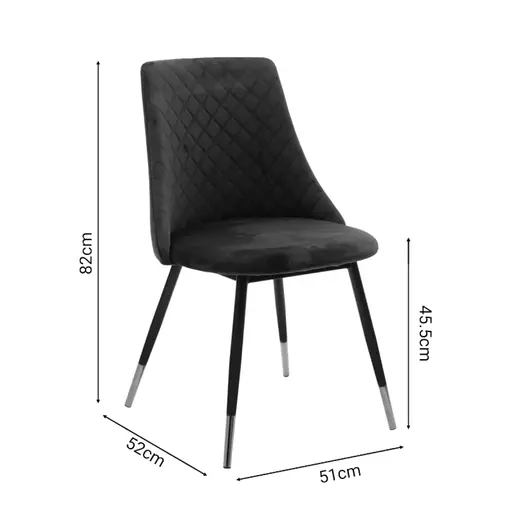 096-000037 Столицa Giselle црна