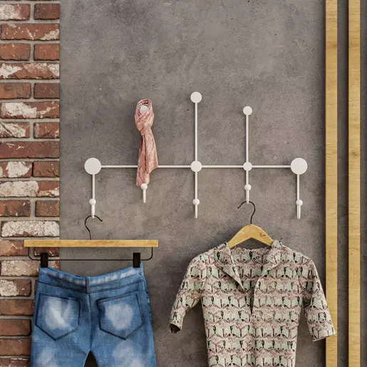 494PYT1136 Метална ѕидна закачалка Iyon-B