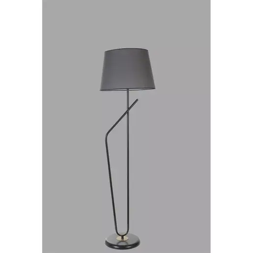 534LUN4582 Подна ламба Alfa Siyah Lambader Pramit Koyu Gri Abajurlu