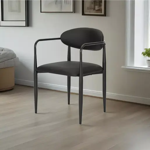 350-000025 Столица Kalone црна 56x55x78cm