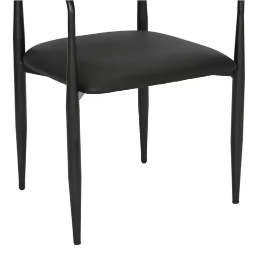 350-000025 Столица Kalone црна 56x55x78cm