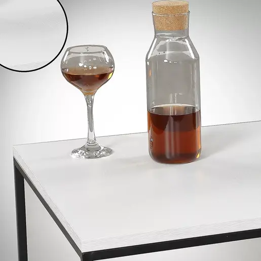 801CMY2850 Клуб Маса Poly - White