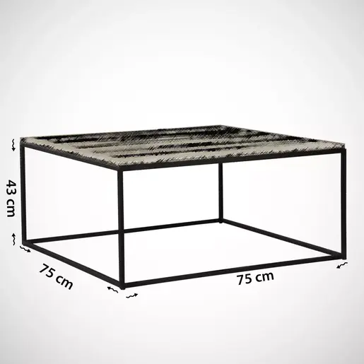 801CMY2850 Клуб Маса Poly - White