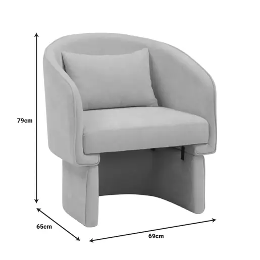 350-000001 Фотелја Playmob  ткаенина беж 69x65x79cm