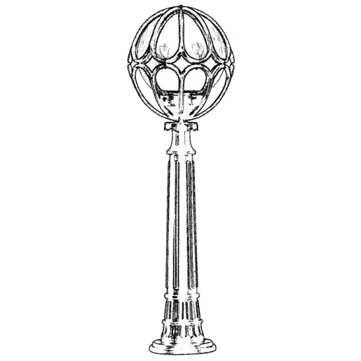 685AVN1108 Подна светилка за градина BSU-68081-BSY-M4-B