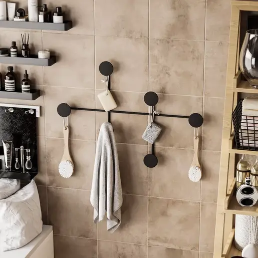 494PYT1129 Метална ѕидна закачалка Dama