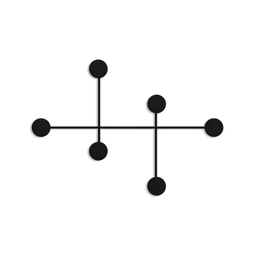 494PYT1129 Метална ѕидна закачалка Dama