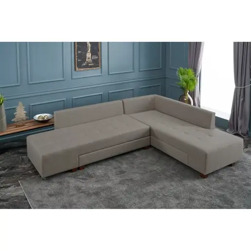 825BLC2546 Софа Manama Corner Sofa Bed Right - Cream