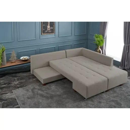 825BLC2546 Софа Manama Corner Sofa Bed Right - Cream