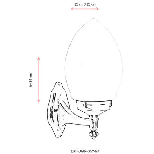 685AVN1338 Ѕидна ламба BAP-68204-BSY-M1