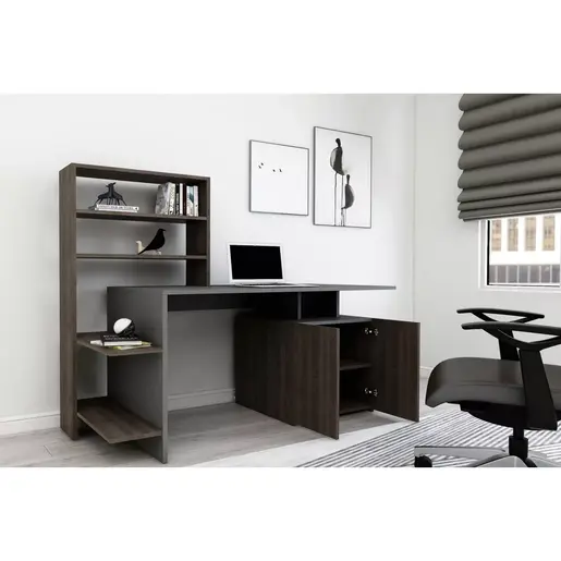 550ARN2213 Биро Melis - Walnut, Anthracite