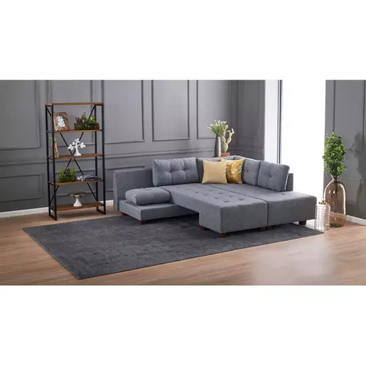 825BLC1181 Софа Manama Corner Sofa Bed Right - Grey