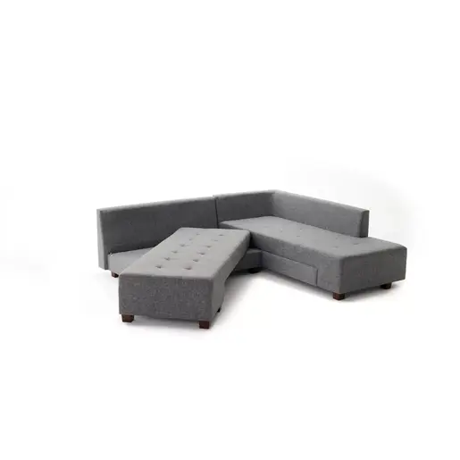 825BLC1181 Софа Manama Corner Sofa Bed Right - Grey