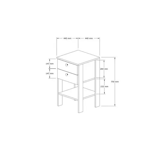 835PUQ2704 Наткасна Ruzisa - White, Walnut